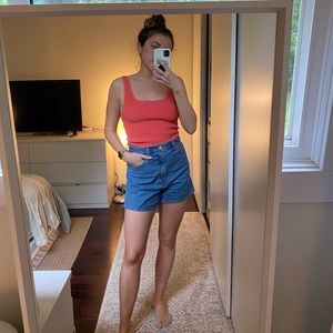 Aritzia sculpt knit tank (long)